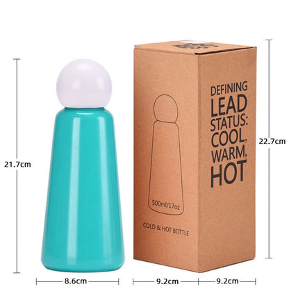 LuxDrop - Lekvrije waterfles die dranken 12 uur warm en 24 uur koud houdt
