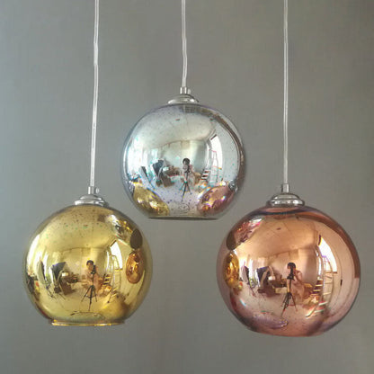 Moderne Creatieve 3D Kleurrijke Vuurwerk Glas 1-Licht Kooi Hanglamp