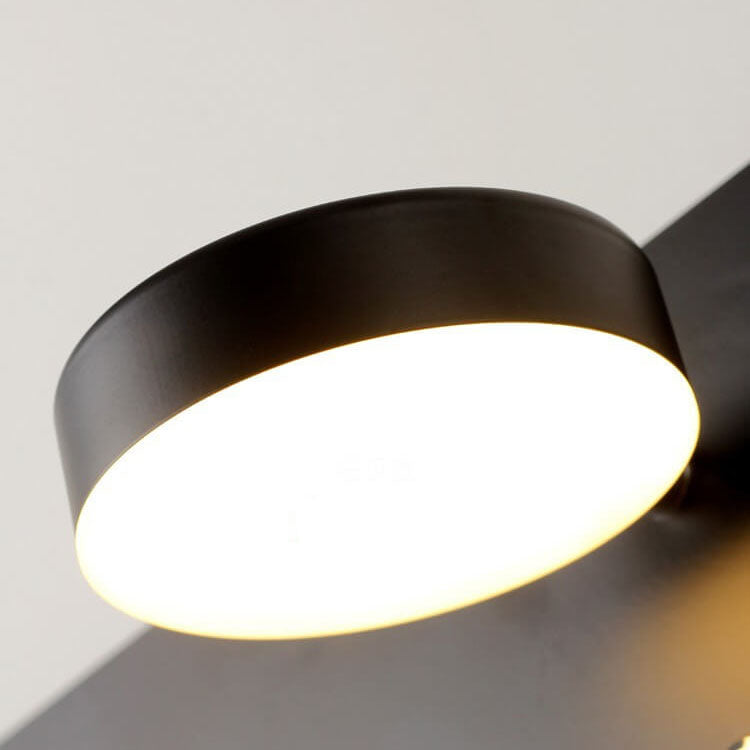 Moderne IJzeren Vierkante LED USB Oplaadbare Wandlamp
