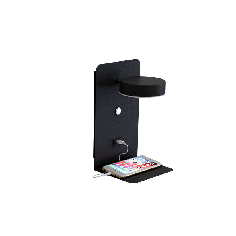 Moderne IJzeren Vierkante LED USB Oplaadbare Wandlamp