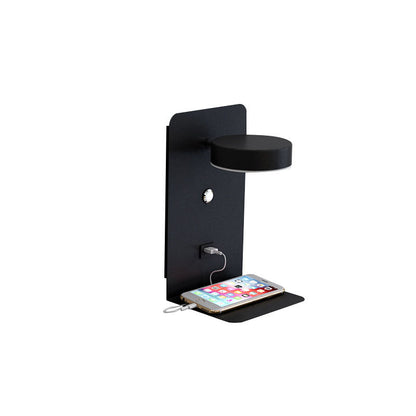 Moderne IJzeren Vierkante LED USB Oplaadbare Wandlamp