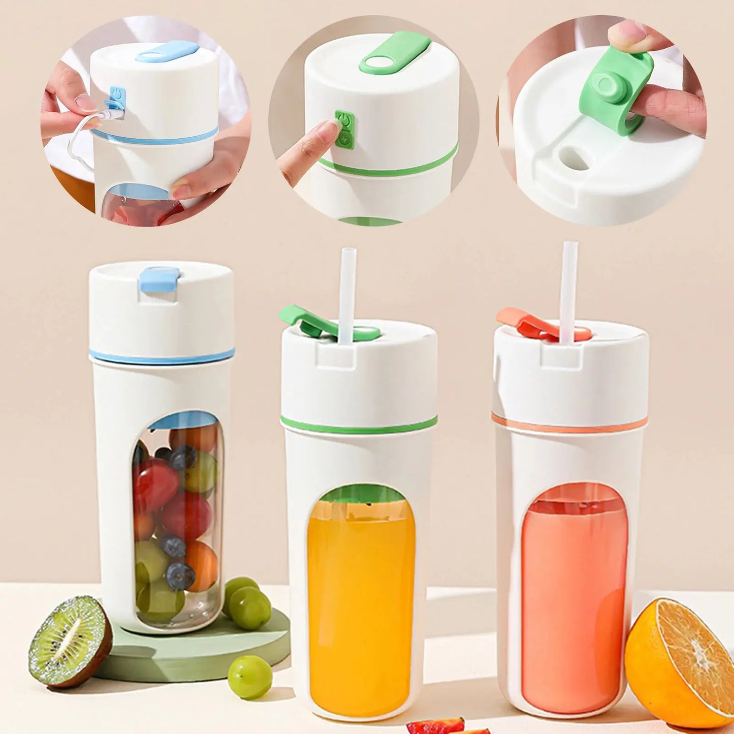Draagbare Blender en Juicer 480ml