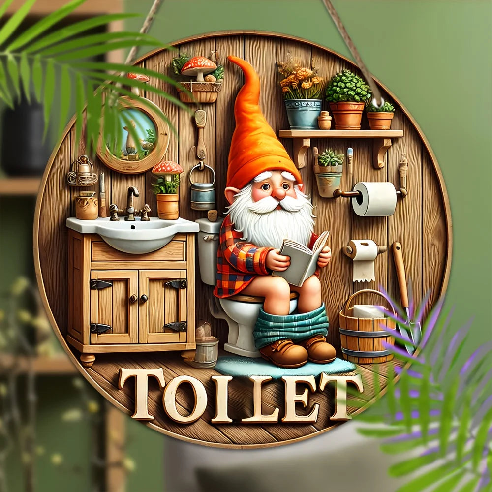 Plattelandskabouter Toilet Bord Retro Huis