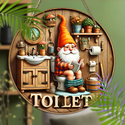 Plattelandskabouter Toilet Bord Retro Huis