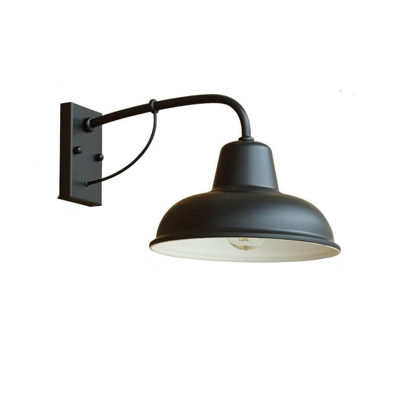 Vintage IJzeren Schuur Waterdichte Buiten 1-Licht Wandlamp