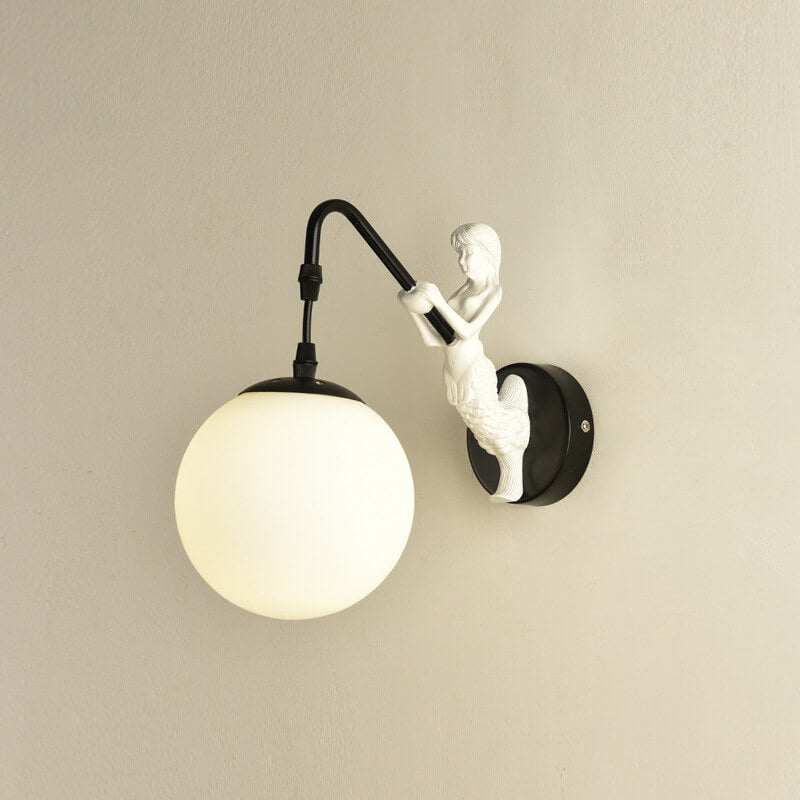 Vintage Rustieke Zeemeermin Orb