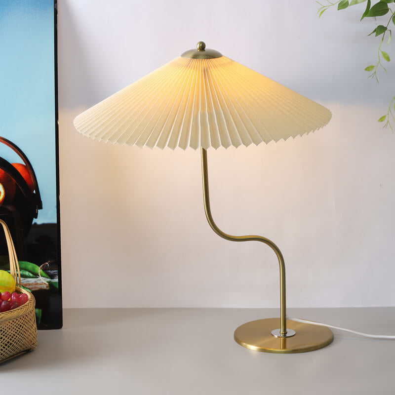 Retro Gelaagde Parapluvormige 1-Lichts Decoratieve Tafellamp