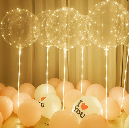 PartyGlow – Verlicht elk feest met warm, herbruikbaar LED-luchtballon-spotlight