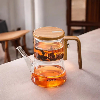 Gianixi Borosilicaatglas Magnetische Theepot