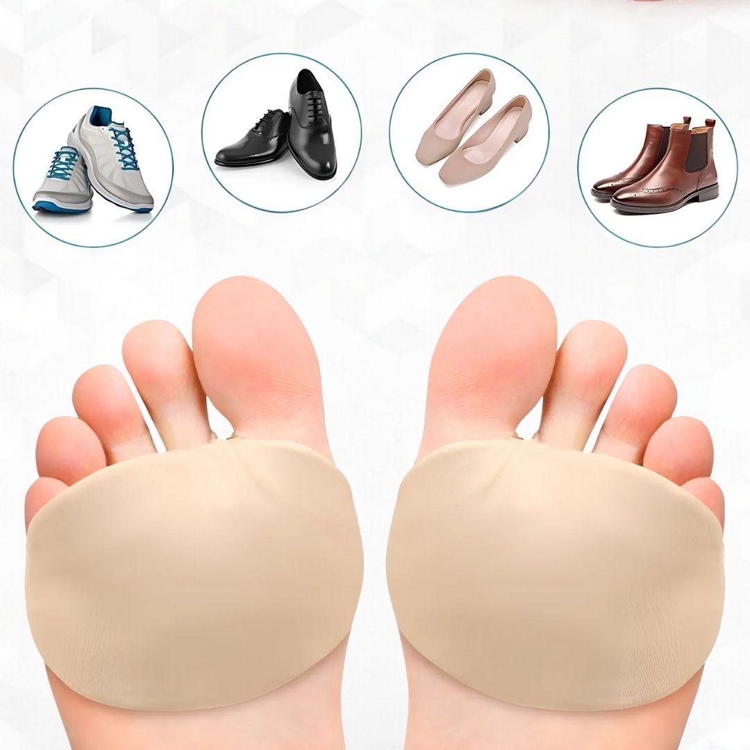ComfortStep Morton’s Neuroma en Metatarsalgie Verlichting Pads | Gel Kussen en Metatarsale Ondersteuning | Voetpijn Verlichting voor Dagelijks