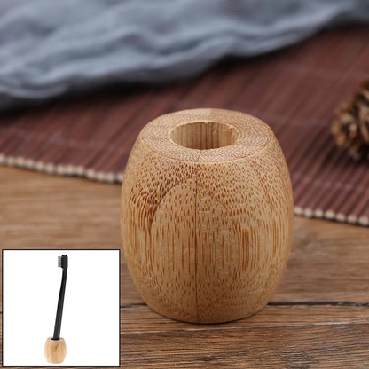 Bamboe Houten Tandenborstelhouder
