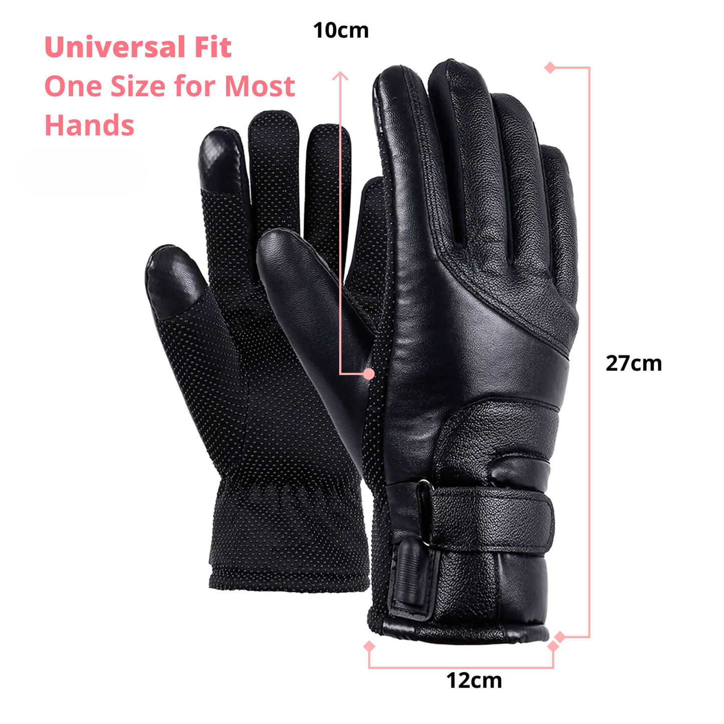 Dames Thermische Waterdichte Winterhandschoenen met Touchscreen & USB Oplaadbaar Warm Ontwerp
