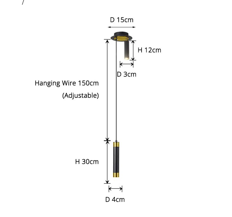 Moderne Led-hanglamp met Draaibare Spot
