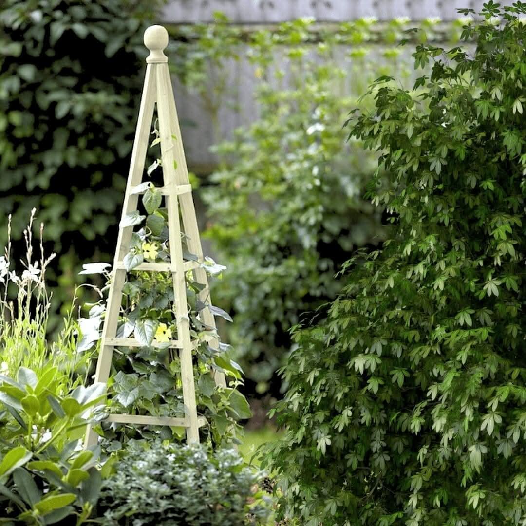Grote Tuin Salie Obelisk Buitenboog Zware Duurzame Sterke Houten Plantenkooi