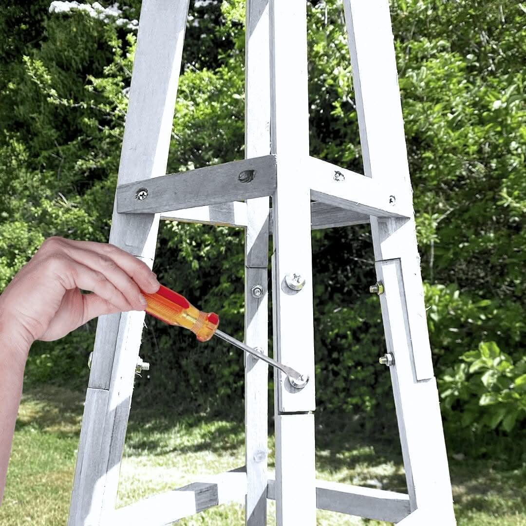 Grote Tuin Salie Obelisk Buitenboog Zware Duurzame Sterke Houten Plantenkooi