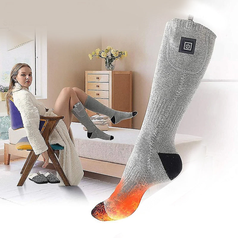 HeatWave Verwarmde Sokken – Oplaadbaar, Warm en Comfortabel