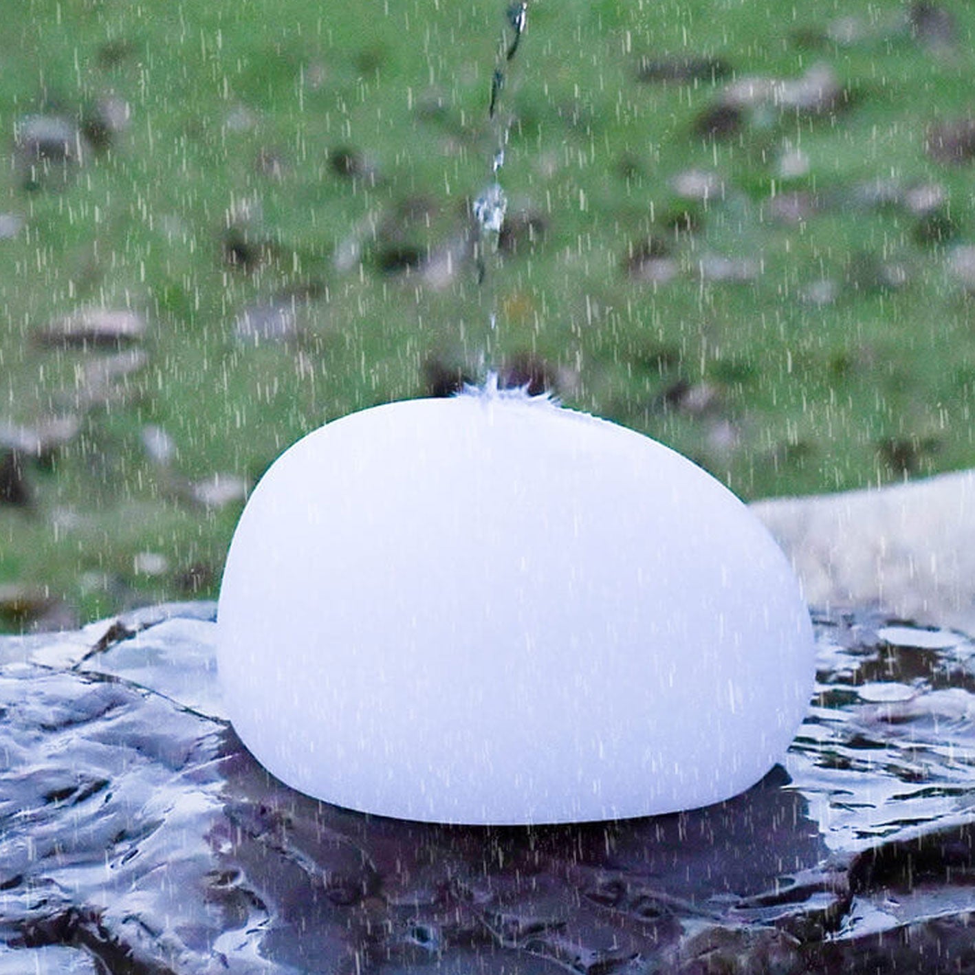 Zonne-energie Waterdichte PE Sferische LED Buiten Decoratieve Tuinlamp