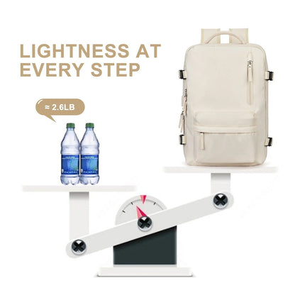 Travelliva Reisrugzak 35 L | Waterdicht & met USB-aansluiting | Antidiefstal & Schoenenvak | Voor Wandelen, Dagelijks Gebruik & Reizen