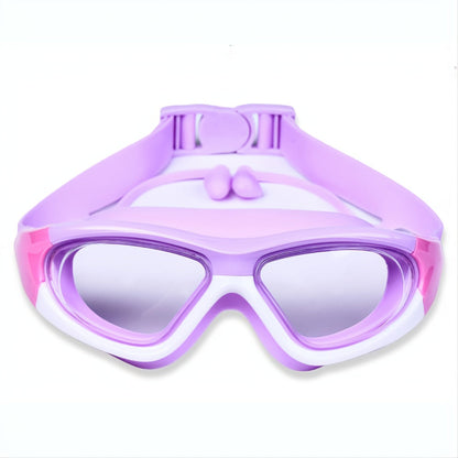Kinder Zwembril met Groot Frame – Comfortabel & Anti-Fog voor Zwemplezier