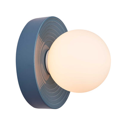 Designer-Wandleuchte aus farbigem Glas