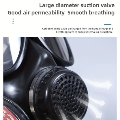 Tactical Guardian Volgelaatsgasmasker - Ultieme Bescherming tegen Chemische Gevaren