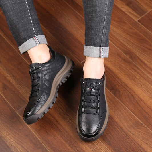 Heren Orthopedische Leren Schoenen | Ondersteunend Comfort