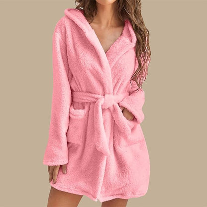 Luxe Fleece Badjas - Warmte en Comfort voor Elk Moment