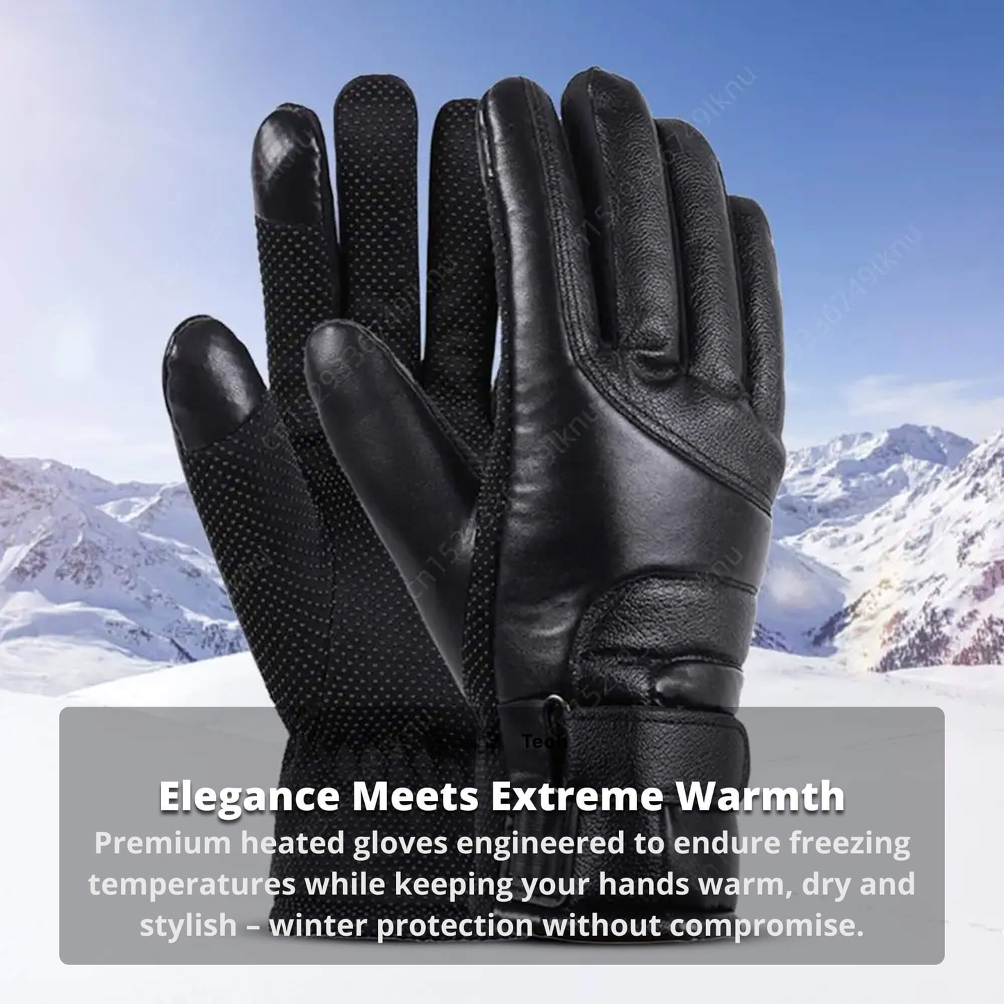 Dames Thermische Waterdichte Winterhandschoenen met Touchscreen & USB Oplaadbaar Warm Ontwerp