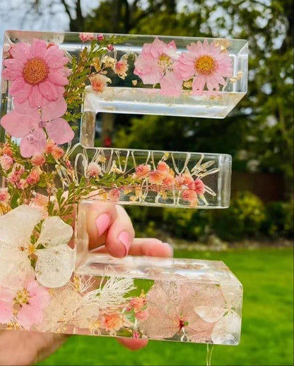 FloraLetter - Bloemenlampletters van Hars