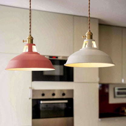 Industrieel 1-Licht Kleurrijke Schuurlamp Hanglamp