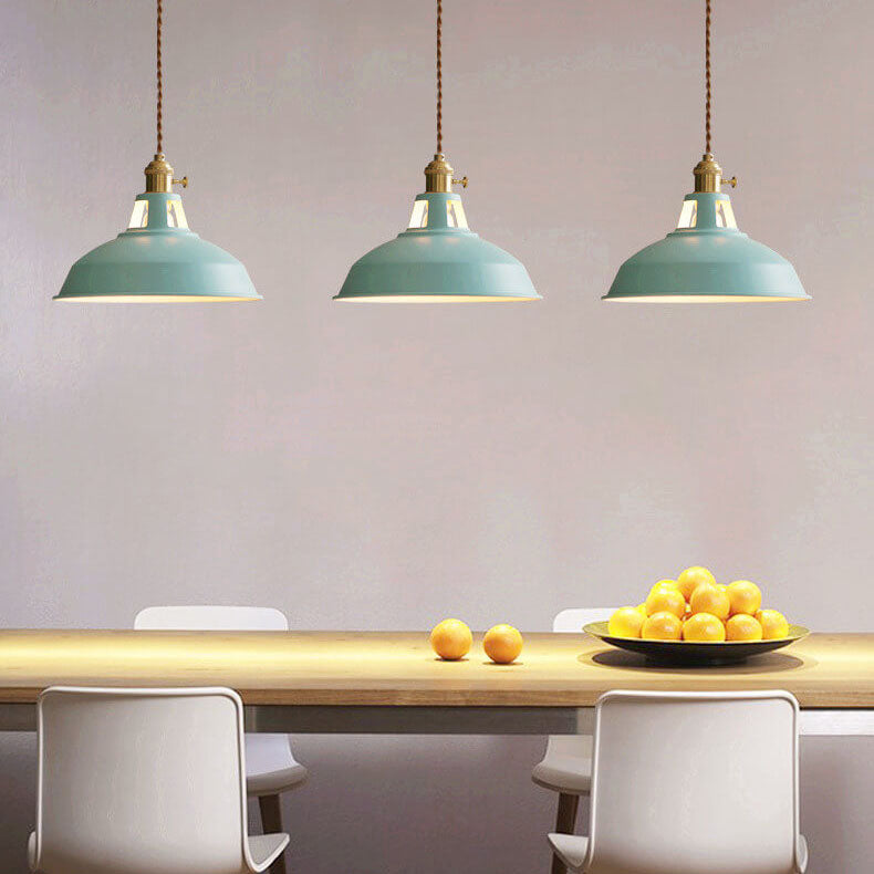 Industrieel 1-Licht Kleurrijke Schuurlamp Hanglamp