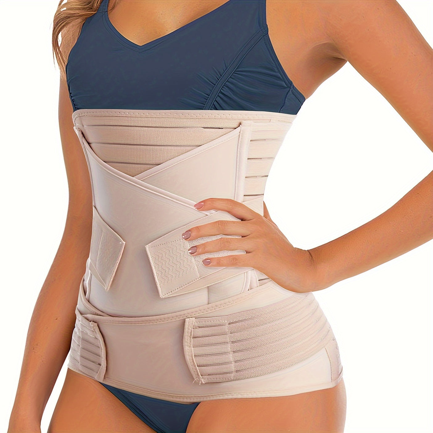3-in-1 Postpartum Buikband – Comfortabele en Verstelbare Ondersteuning voor Herstel na de Bevalling