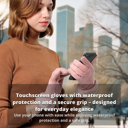 Dames Thermische Waterdichte Winterhandschoenen met Touchscreen & USB Oplaadbaar Warm Ontwerp