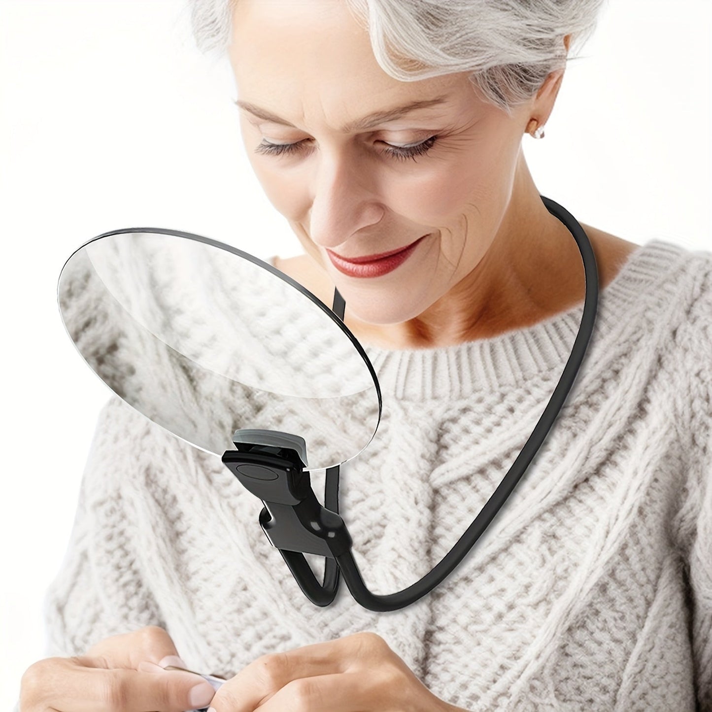 Handsfree Vergrootglas met Neopreen Strap - 5X Vergroting voor Lezen
