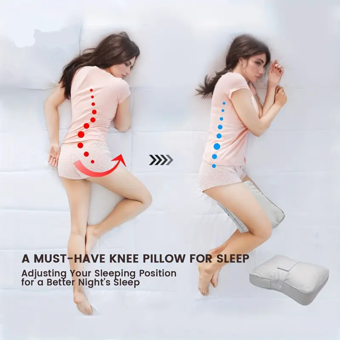 KNEE ONDERSTEUNING GEVOERDE KUSSEN