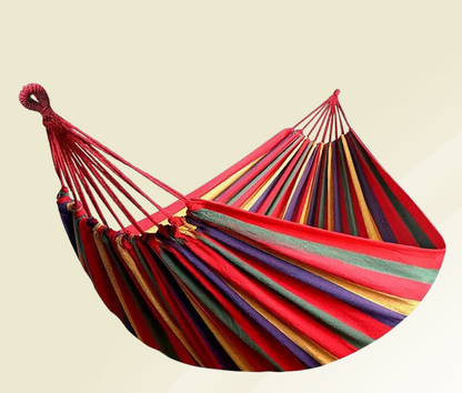 RelaxoLounge Hangmat | Robuust Canvas | Anti-Kanteldesign | Draagkracht 200 kg