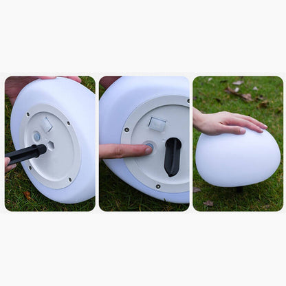 Zonne-energie Waterdichte PE Sferische LED Buiten Decoratieve Tuinlamp