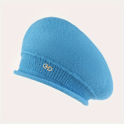Chic Gebreide Beret voor Dames - Elegantie en Warmte voor de Winter