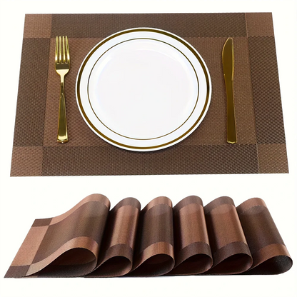 Hitte- en Vlekbestendige Placemats 4 Stukken