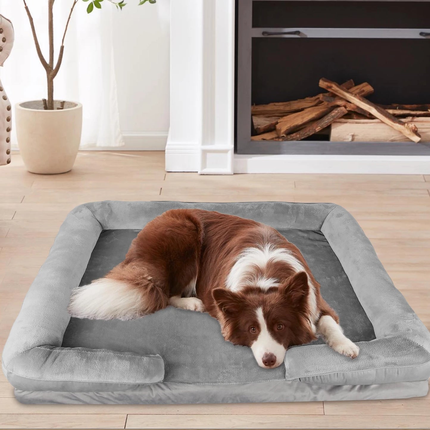 Zachte Ortho Hond Rustbed