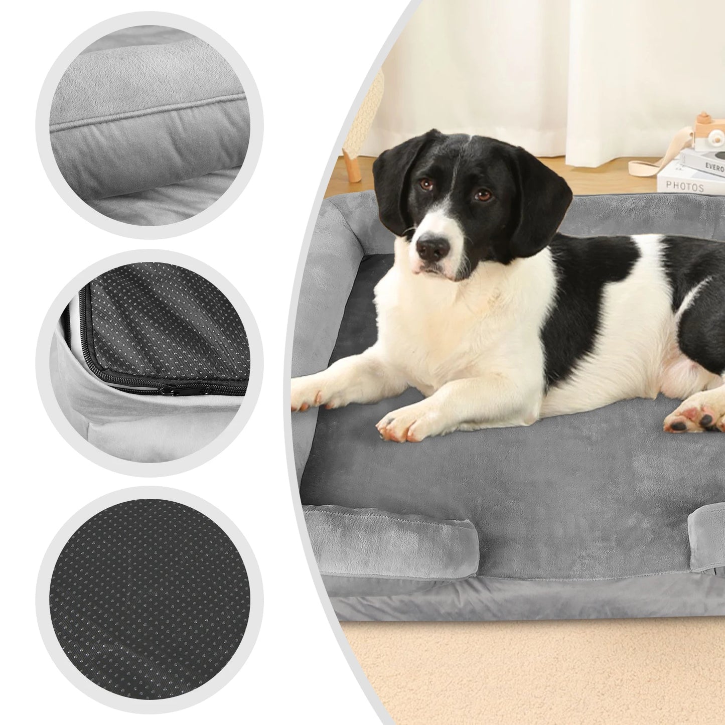 Zachte Ortho Hond Rustbed