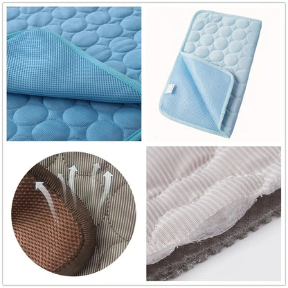 Hond Koelmat Zomer Huisdier Koude Bed Extra Groot Voor Kleine Grote Honden Huisdier Accessoires Kat Duurzaam Dekentje Sofa Kat IJs Pad Dekentje