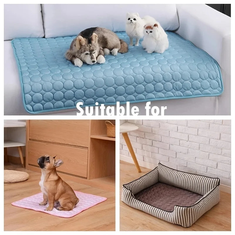 Hond Koelmat Zomer Huisdier Koude Bed Extra Groot Voor Kleine Grote Honden Huisdier Accessoires Kat Duurzaam Dekentje Sofa Kat IJs Pad Dekentje
