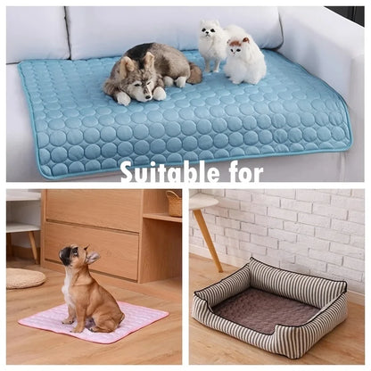 Hond Koelmat Zomer Huisdier Koude Bed Extra Groot Voor Kleine Grote Honden Huisdier Accessoires Kat Duurzaam Dekentje Sofa Kat IJs Pad Dekentje