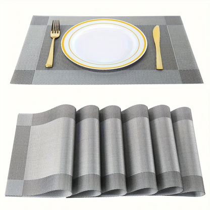 Hitte- en Vlekbestendige Placemats 4 Stukken