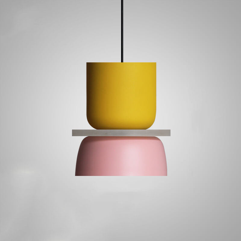 Nordic Kleurrijke Macaron 1-Lichts LED Hanglamp