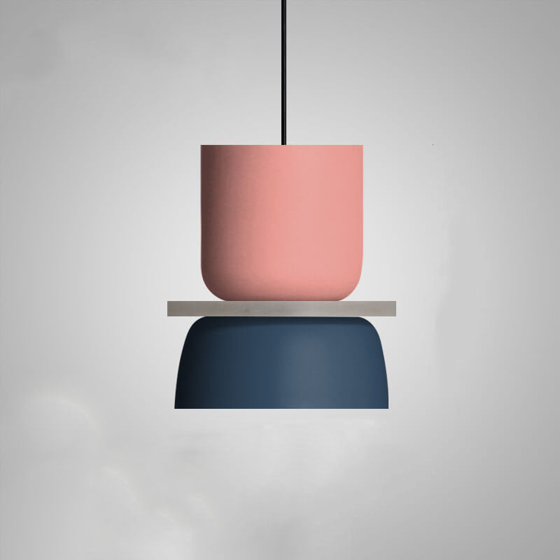 Nordic Kleurrijke Macaron 1-Lichts LED Hanglamp