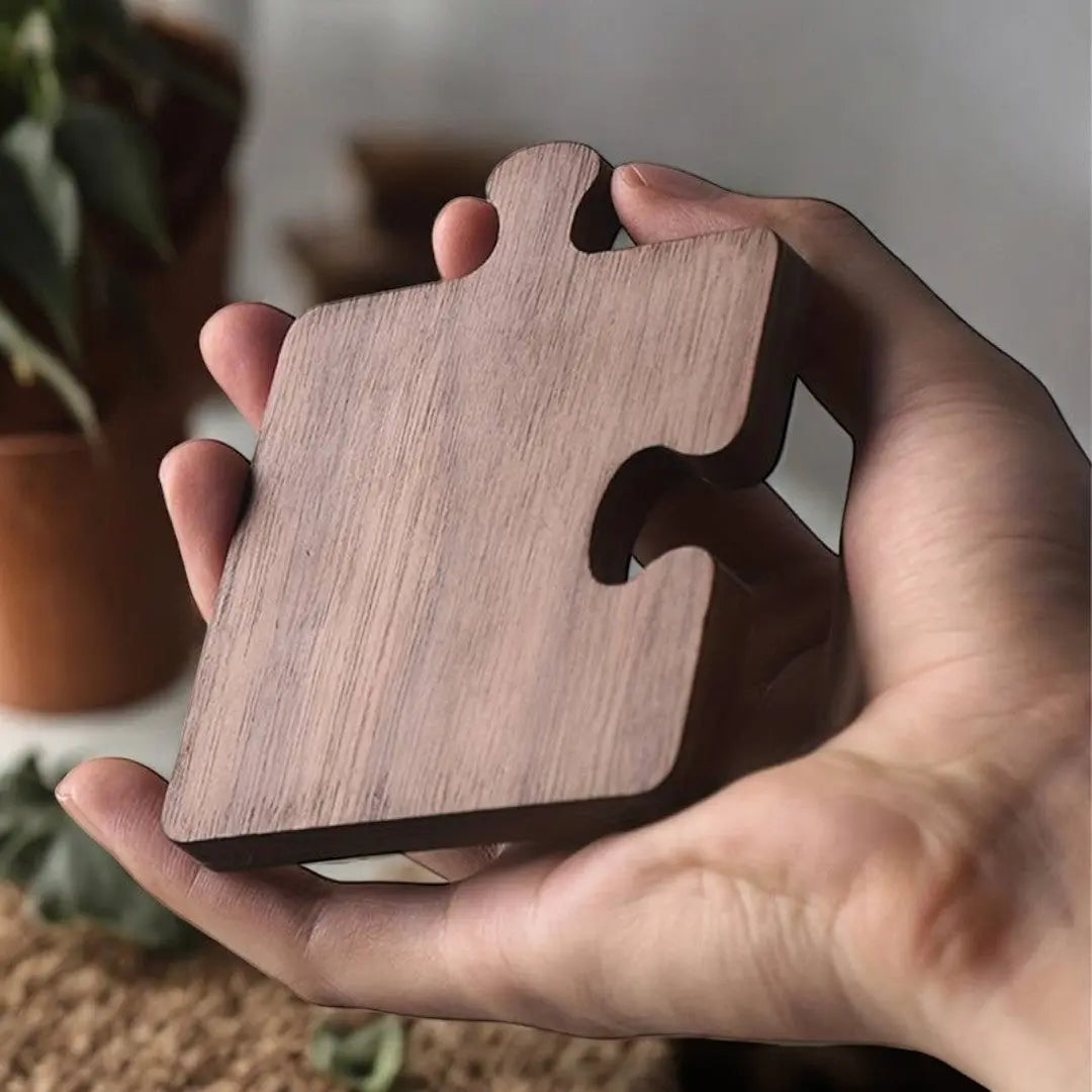 Alderon Walnoot Puzzel Onderzetters