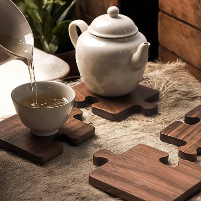 Alderon Walnoot Puzzel Onderzetters