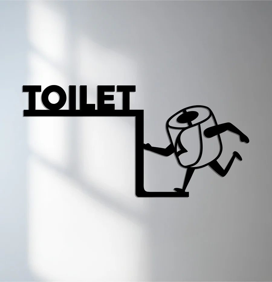 Modern Metaal Toilet Bord Stijlvol